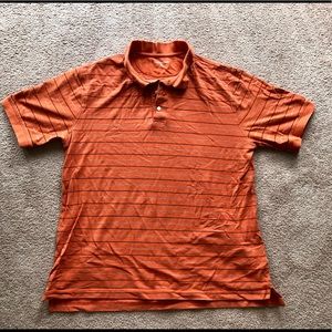 Croft & Barrow Men’s XL Orange Striped Polo